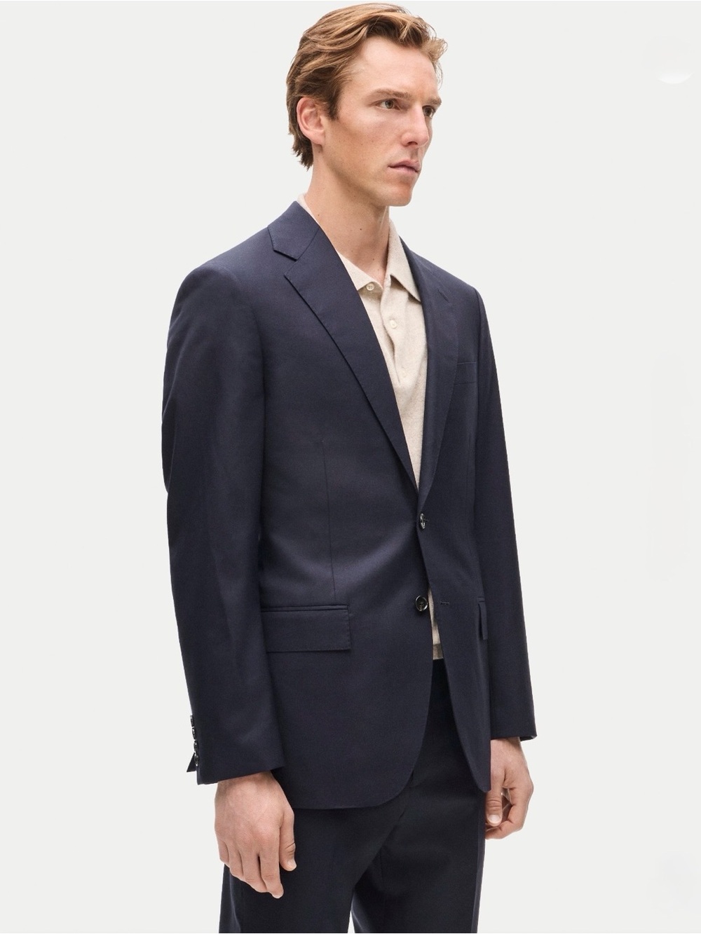 NWT J.Crew Crosby Suit Jacket Loro Piana Italian Wool Deep Navy 40R